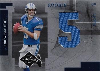 2007 Leaf Limited - Rookie Jumbo Jersey Numbers #RJ-5 Drew Stanton Front
