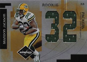2007 Leaf Limited - Rookie Jumbo Jersey Numbers #RJ-12 Brandon Jackson Front