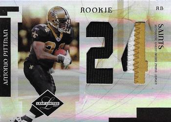 2007 Leaf Limited - Rookie Jumbo Jersey Numbers Prime #RJ-9 Antonio Pittman Front