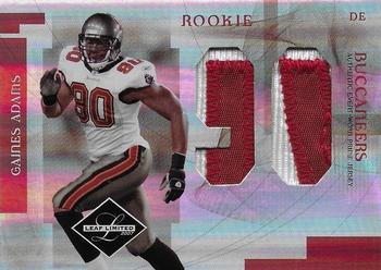 2007 Leaf Limited - Rookie Jumbo Jersey Numbers Prime #RJ-31 Gaines Adams Front