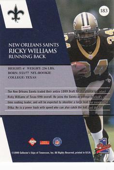 1999 Collector's Edge First Place #183 Ricky Williams Back