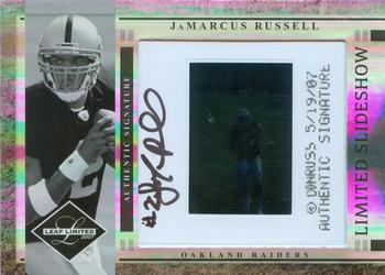 2007 Leaf Limited - Slideshow Autographs #LS-27 JaMarcus Russell Front