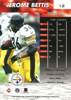 1999 Collector's Edge Fury #12 Jerome Bettis Back