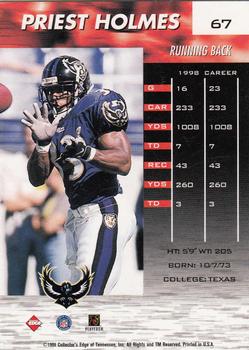 1999 Collector's Edge Fury #67 Priest Holmes Back