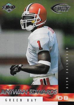 1999 Collector's Edge Fury #163 Antuan Edwards Front