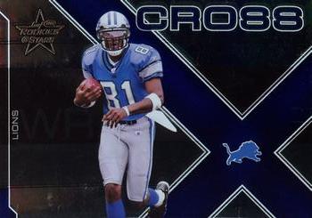 2007 Leaf Rookies & Stars - Crosstraining Blue #CT-6 Calvin Johnson Front