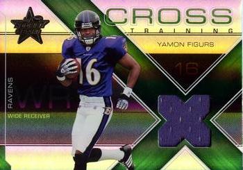 2007 Leaf Rookies & Stars - Crosstraining Materials Green #CT-1 Yamon Figurs Front