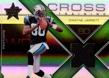 2007 Leaf Rookies & Stars - Crosstraining Materials Green #CT-3 Dwayne Jarrett Front