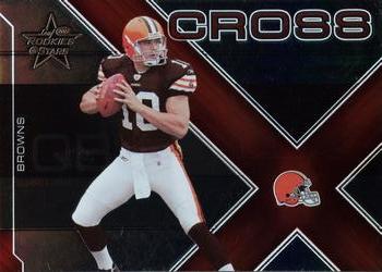 2007 Leaf Rookies & Stars - Crosstraining Red #CT-5 Brady Quinn Front