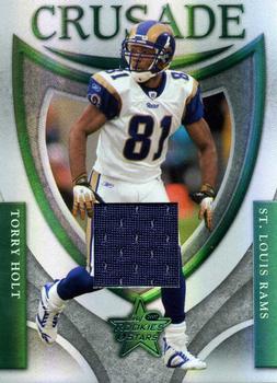 2007 Leaf Rookies & Stars - Crusade Materials Green #C-14 Torry Holt Front