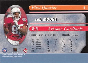 1999 Collector's Edge Odyssey #4 Rob Moore Back