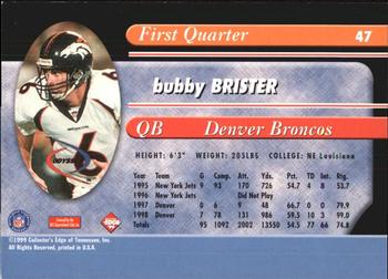 1999 Collector's Edge Odyssey #47 Bubby Brister Back