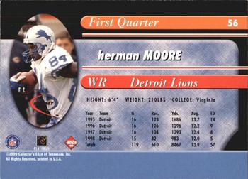 1999 Collector's Edge Odyssey #56 Herman Moore Back