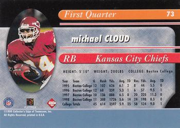 1999 Collector's Edge Odyssey #73 Michael Cloud Back