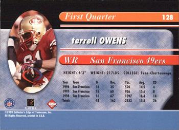 1999 Collector's Edge Odyssey #128 Terrell Owens Back
