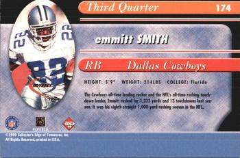 1999 Collector's Edge Odyssey #174 Emmitt Smith Back