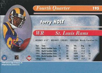 1999 Collector's Edge Odyssey #195 Torry Holt Back