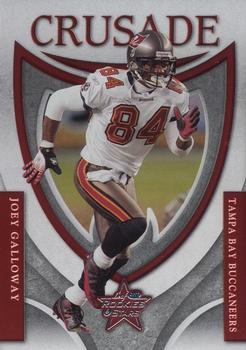 2007 Leaf Rookies & Stars - Crusade Red #C-3 Joey Galloway Front