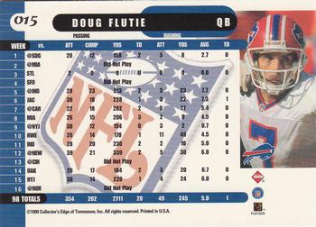 1999 Collector's Edge Supreme #015 Doug Flutie Back