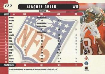 1999 Collector's Edge Supreme #122 Jacquez Green Back