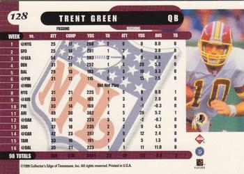 1999 Collector's Edge Supreme #128 Trent Green Back