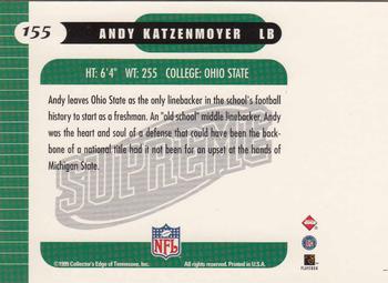 1999 Collector's Edge Supreme #155 Andy Katzenmoyer Back