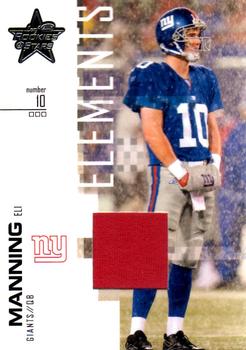 2007 Leaf Rookies & Stars - Elements Materials #105 Eli Manning Front