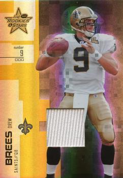 2007 Leaf Rookies & Stars - Materials Gold #32 Drew Brees Front