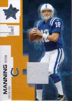 2007 Leaf Rookies & Stars - Materials Gold Retail #80 Peyton Manning Front