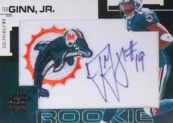 2007 Leaf Rookies & Stars - Rookie Autographs Black #215 Ted Ginn Jr. Front