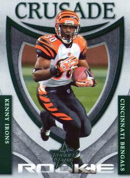 2007 Leaf Rookies & Stars - Rookie Crusade Green #RC-8 Kenny Irons Front