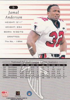 1999 Donruss #5 Jamal Anderson Back