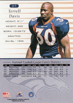 1999 Donruss #37 Terrell Davis Back