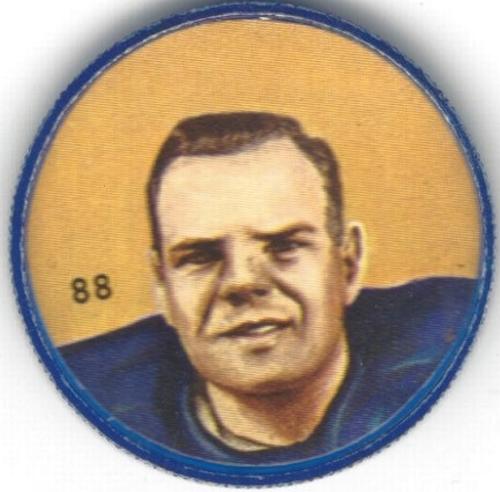 1963 Nalley's Coins CFL #88 Frank Rigney Front