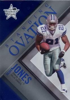 2007 Leaf Rookies & Stars - Standing Ovation Blue #SO-5 Julius Jones Front