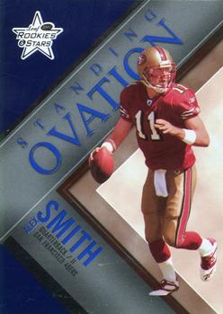 2007 Leaf Rookies & Stars - Standing Ovation Blue #SO-24 Alex Smith Front