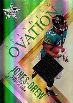 2007 Leaf Rookies & Stars - Standing Ovation Materials Green #SO-8 Maurice Jones-Drew Front