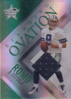 2007 Leaf Rookies & Stars - Standing Ovation Materials Green #SO-23 Tony Romo Front