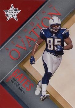 2007 Leaf Rookies & Stars - Standing Ovation Red #SO-16 Antonio Gates Front