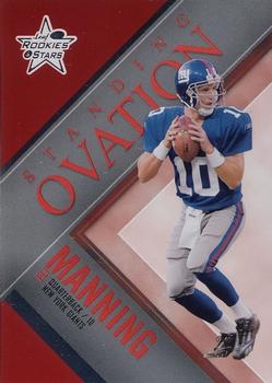 2007 Leaf Rookies & Stars - Standing Ovation Red #SO-19 Eli Manning Front