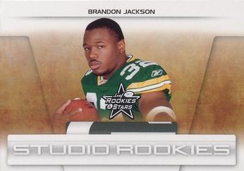 2007 Leaf Rookies & Stars - Studio Rookies #SR-5 Brandon Jackson Front