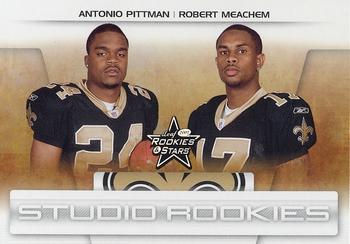2007 Leaf Rookies & Stars - Studio Rookies #SR-43 Antonio Pittman / Robert Meachem Front