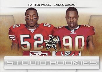 2007 Leaf Rookies & Stars - Studio Rookies #SR-48 Patrick Willis / Gaines Adams Front