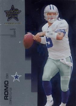 2007 Leaf Rookies & Stars Longevity #1 Tony Romo Front