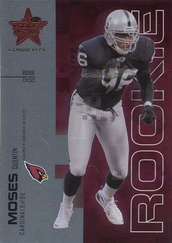 2007 Leaf Rookies & Stars Longevity #168 Quentin Moses Front