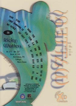 1999 SkyBox E-X Century #58 Ricky Watters Back