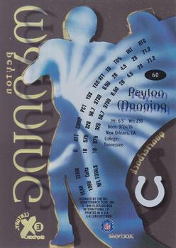 1999 SkyBox E-X Century #60 Peyton Manning Back