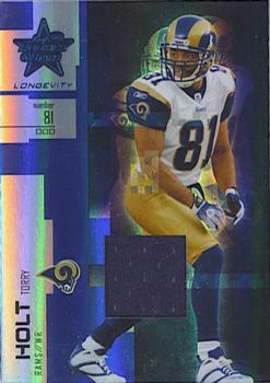 2007 Leaf Rookies & Stars Longevity - Materials Sapphire #45 Torry Holt Front