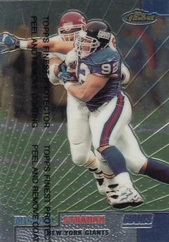 1999 Finest #97 Michael Strahan Front
