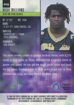 1999 Finest - Future's Finest #FF8 Ricky Williams Back